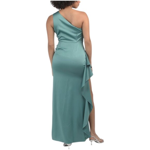 ADRIANNA PAPELL One Shoulder Mermaid Gown - Picture 2 of 2